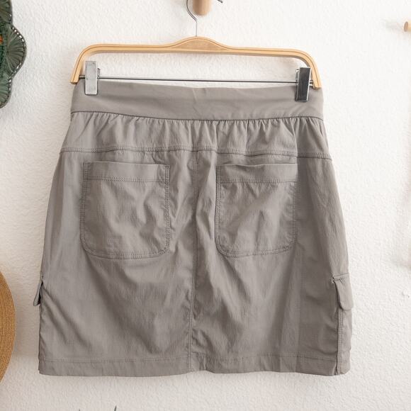 Athleta Taupe Mini Skirt - Picture 2 of 12